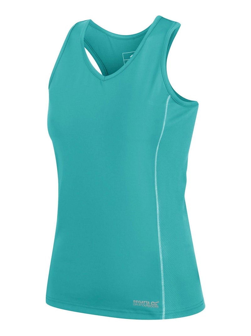 Regatta - Débardeur de sport VAREY Bleu turquoise - Kiabi