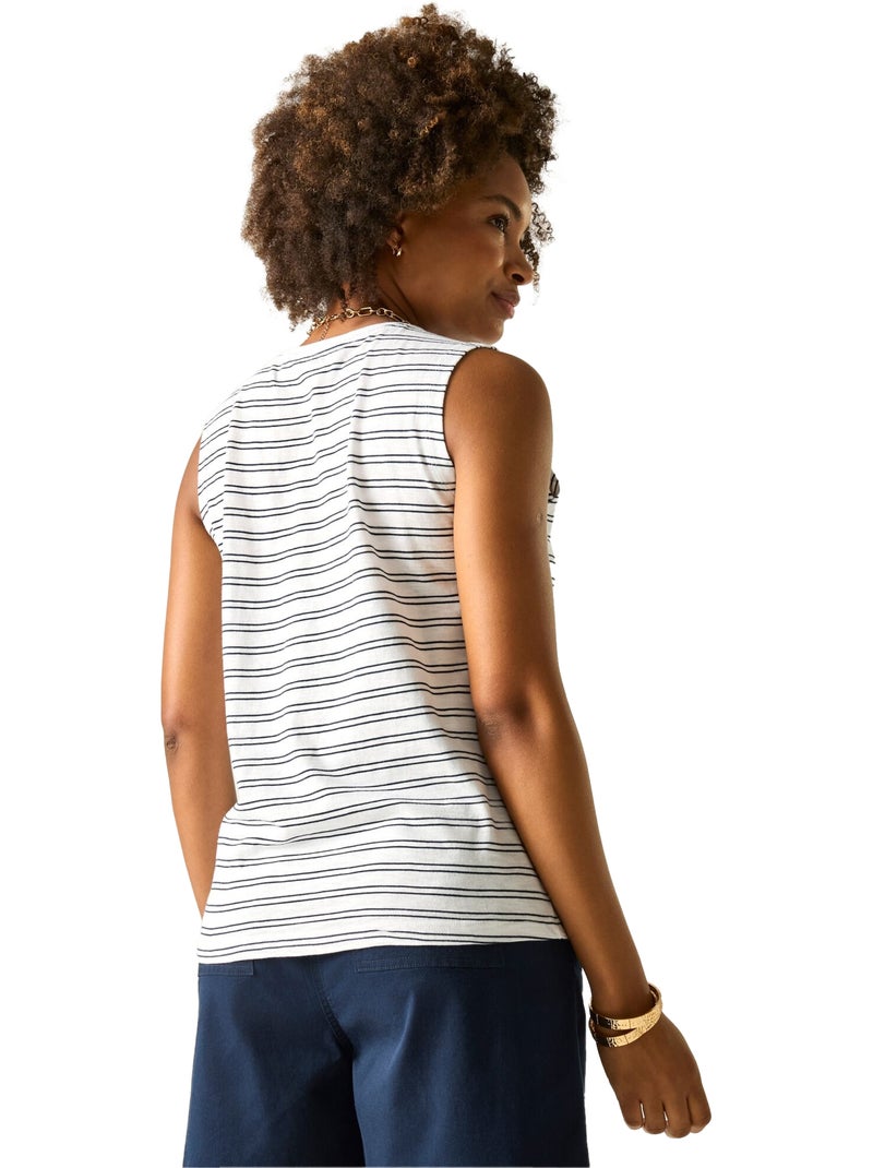 Regatta - Débardeur FARIENE Blanc Bleu - Kiabi