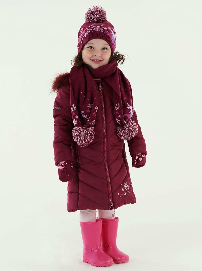 Regatta - Ensemble chapeau, gants et écharpe Rose rouge - Kiabi