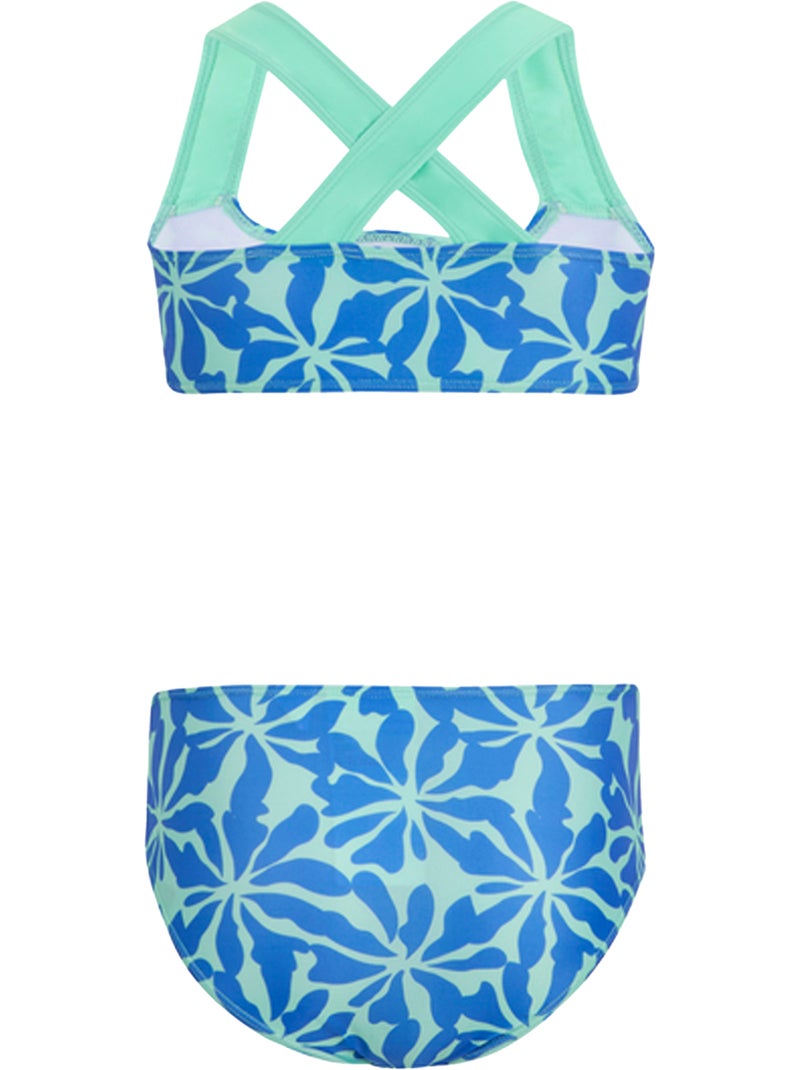 Regatta - Ensemble de maillot de bain 2 pièces motif/style floral DAKARIA Bleu ciel - Kiabi