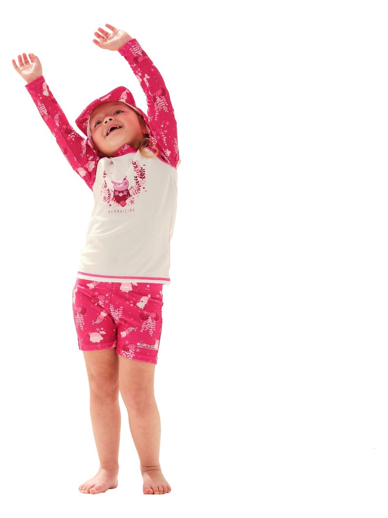 Regatta - Ensemble Haut de bain anti-irritation Blanc Rose - Kiabi