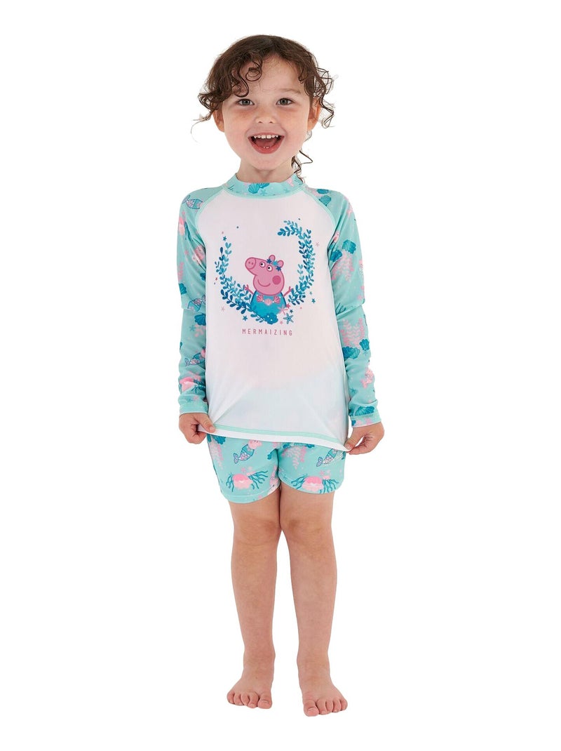 Regatta - Ensemble Haut de bain anti-irritation Bleu Blanc - Kiabi