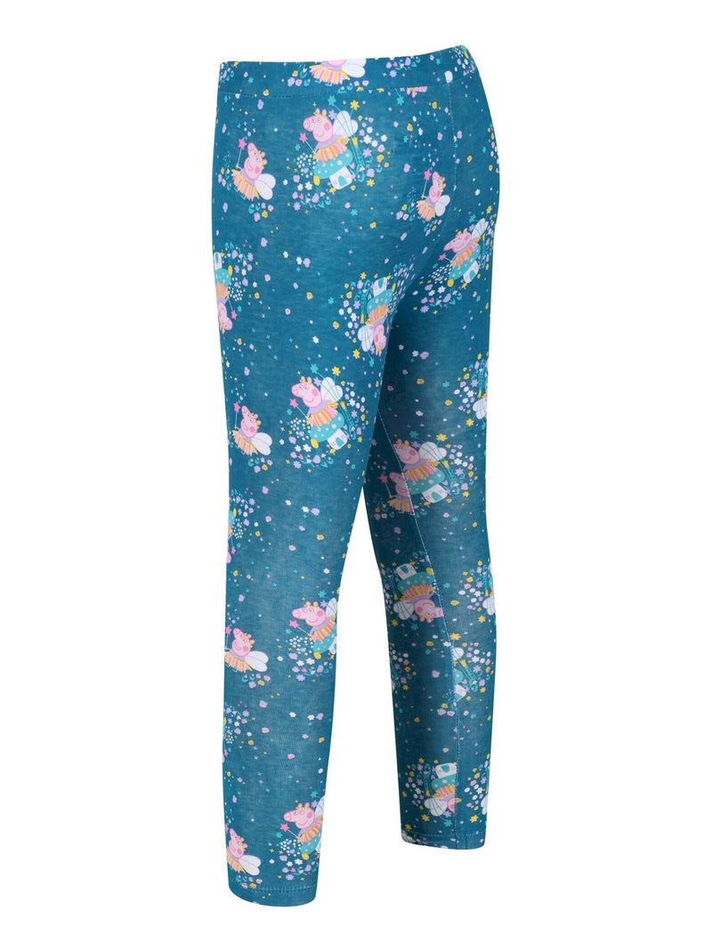 Regatta - Ensemble Leggings motif Peppa Pig motif/style Parapluie (Lot de 2) Bleu Rose - Kiabi