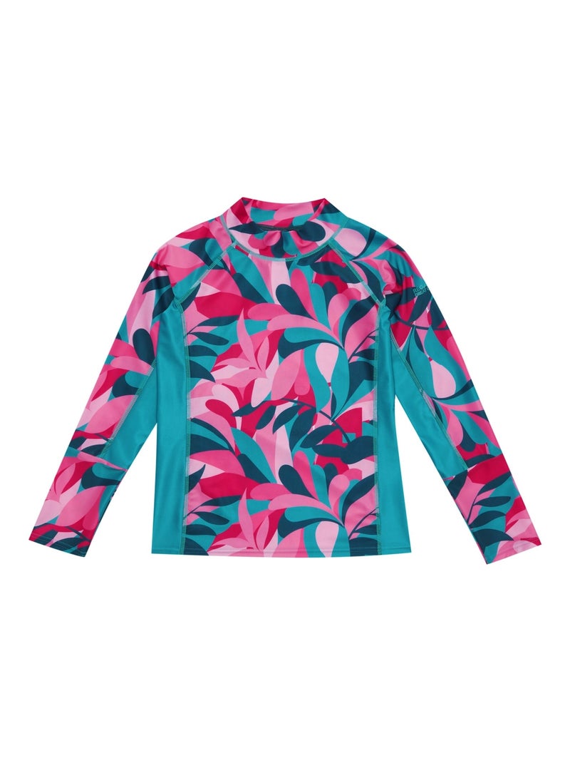 Regatta - Haut de bain motif/style Feuilles tropicales HOKU Bleu turquoise - Kiabi