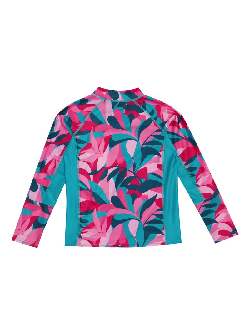 Regatta - Haut de bain motif/style Feuilles tropicales HOKU Bleu turquoise - Kiabi