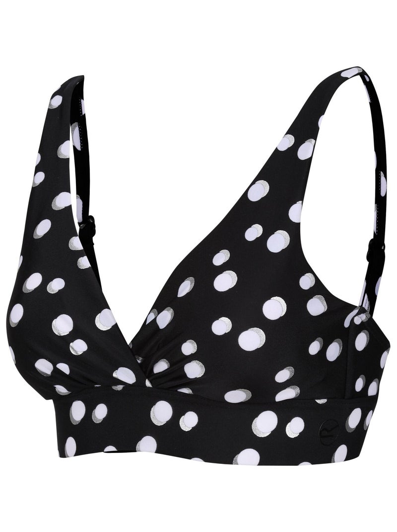 Regatta - Haut de maillot de bain PALOMA Noir Blanc - Kiabi