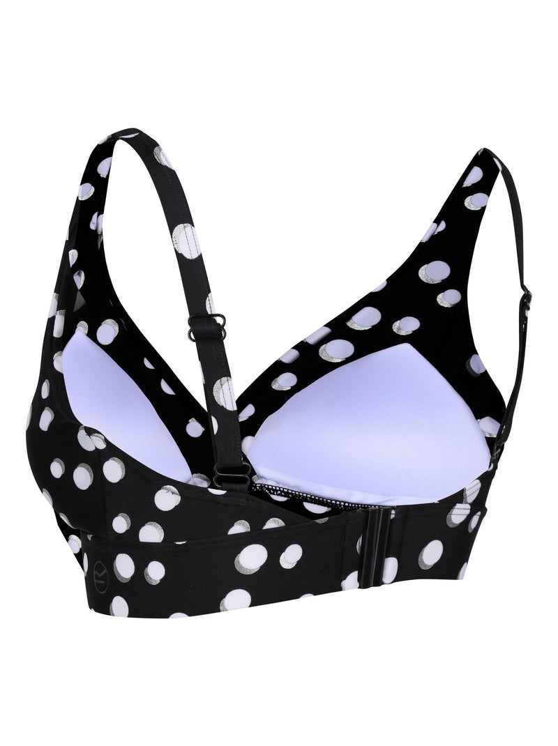 Regatta - Haut de maillot de bain PALOMA Noir Blanc - Kiabi