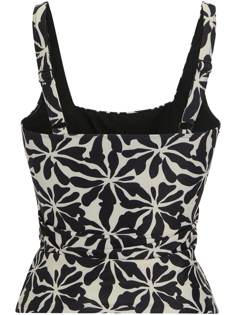 Regatta - Haut de tankini motif/style floral abstrait LORIA Noir Blanc - Kiabi
