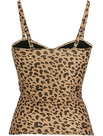 Regatta - Haut de tankini motif/style imprimé léopard ACEANA
