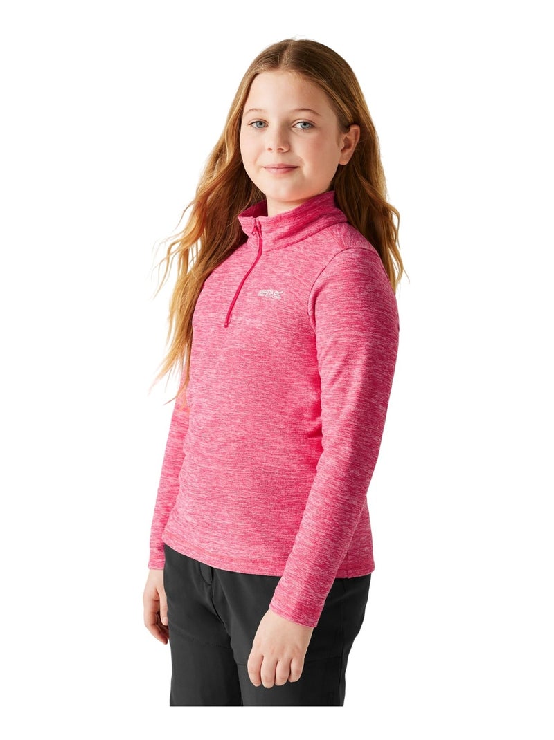 Regatta - Haut polaire à col montant zippé HOT SHOT Rose fushia - Kiabi