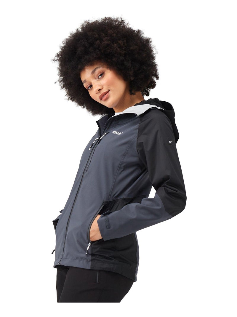 Regatta - Imperméable HIGHTON Gris Noir Noir - Kiabi