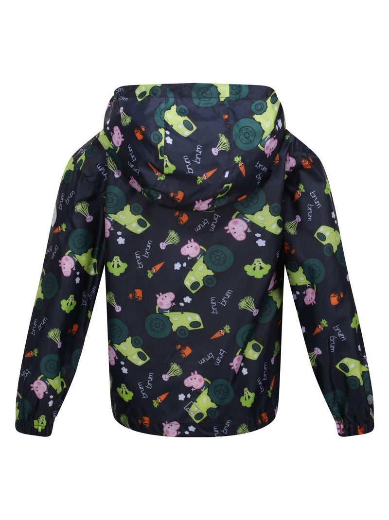 Regatta - Imperméable motif Peppa Pig (Peppa Pig) Bleu marine - Kiabi