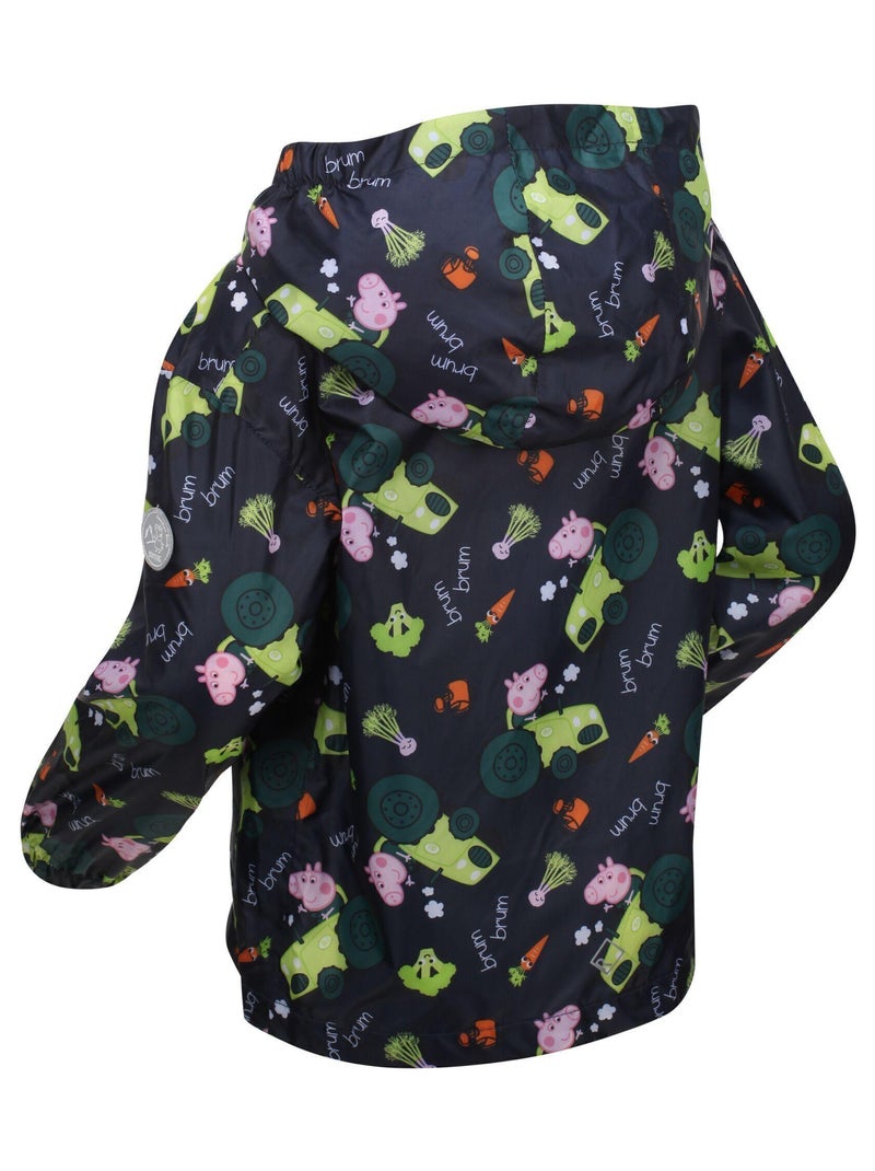Regatta - Imperméable motif Peppa Pig (Peppa Pig) Bleu marine - Kiabi
