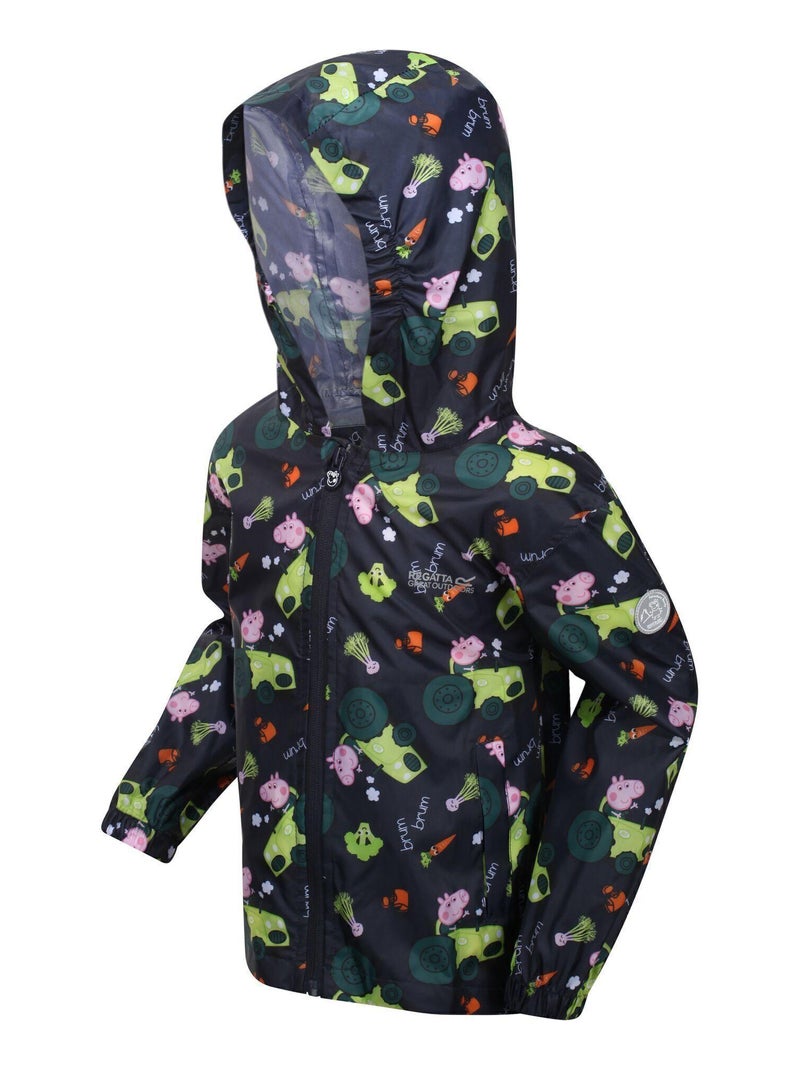 Regatta - Imperméable motif Peppa Pig (Peppa Pig) Bleu marine - Kiabi