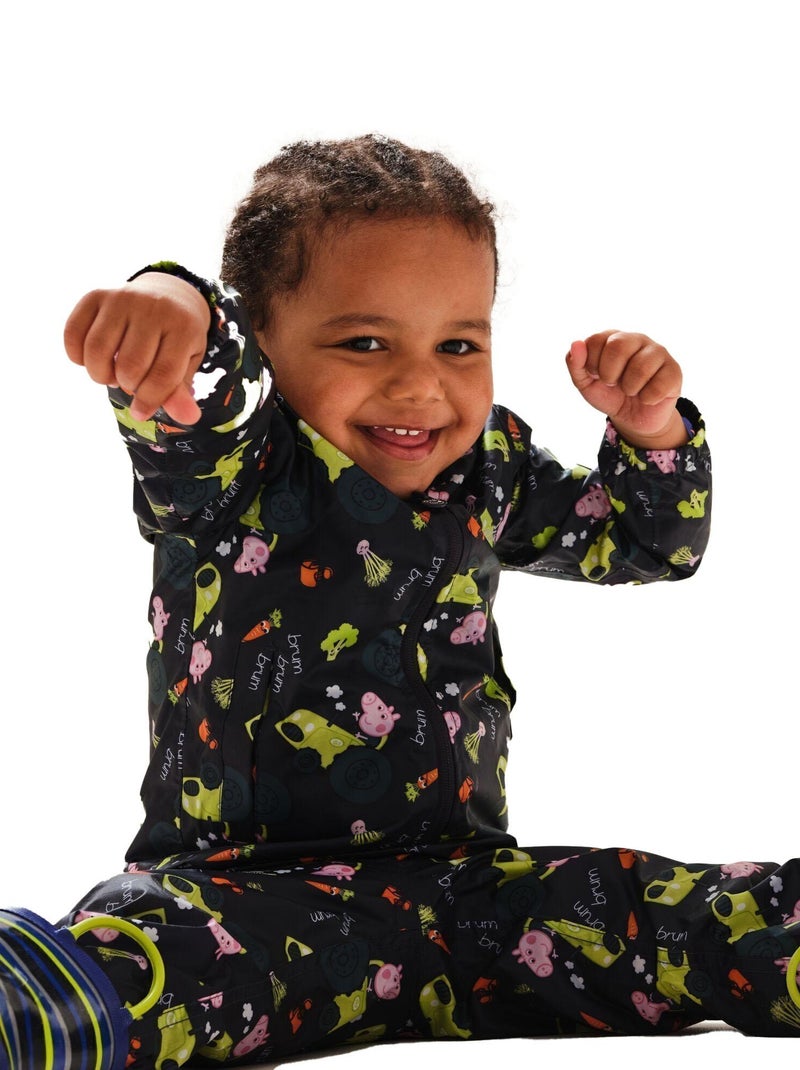 Regatta - Imperméable motif Peppa Pig (Peppa Pig) Bleu marine - Kiabi