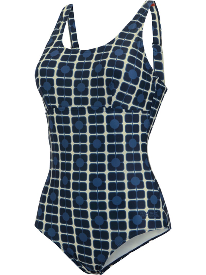 Regatta - Maillot de bain 1 pièce motif/style coquelicot ORLA KIELY Bleu marine - Kiabi