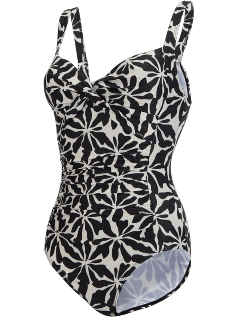 Regatta - Maillot de bain 1 pièce motif/style floral abstrait SAKARI Beige - Kiabi