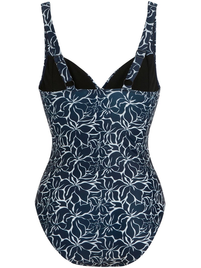 Regatta - Maillot de bain 1 pièce motif/style floral SAKARI Bleu marine - Kiabi