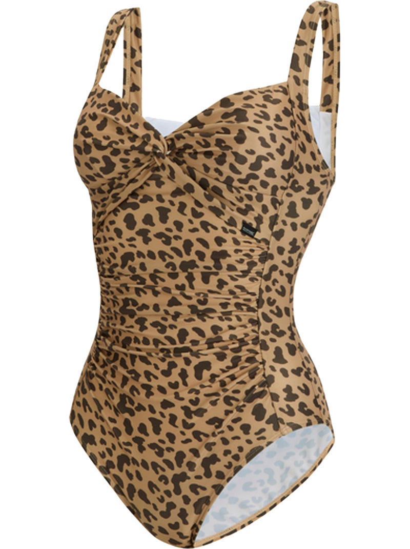 Regatta - Maillot de bain 1 pièce motif/style léopard SAKARI Beige - Kiabi