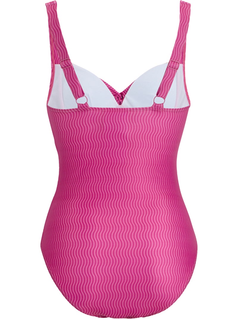 Regatta - Maillot de bain 1 pièce motif/style vague rétro SAKARI Rose - Kiabi