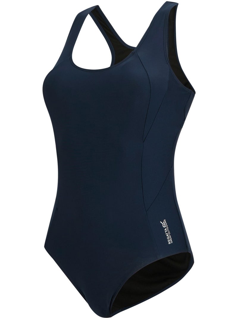 Regatta - Maillot de bain bicolore 1 pi?ce ACTIVE Bleu marine - Kiabi