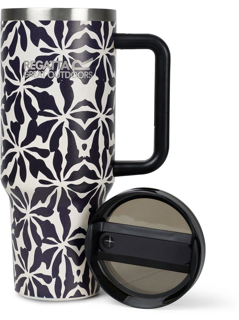Regatta - Mug de voyage motif/style floral abstrait Beige - Kiabi