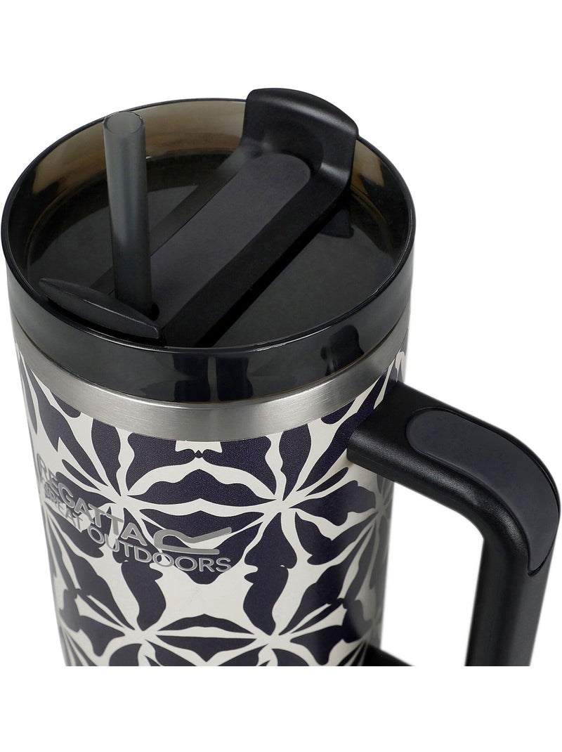 Regatta - Mug de voyage motif/style floral abstrait Beige - Kiabi