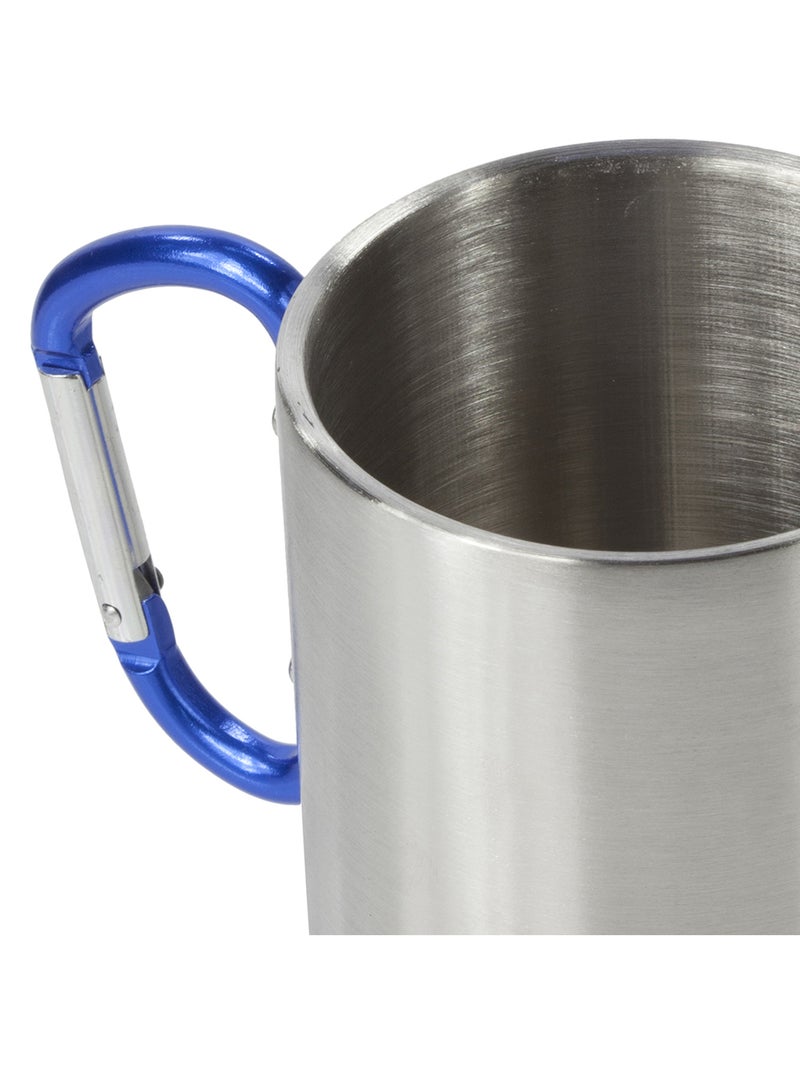 Regatta - Mug en acier avec poignée mousqueton Gris Argenté - Kiabi