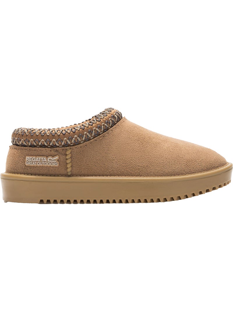 Regatta - Mules imperméables avec col à motifs RISLEY Marron clair - Kiabi