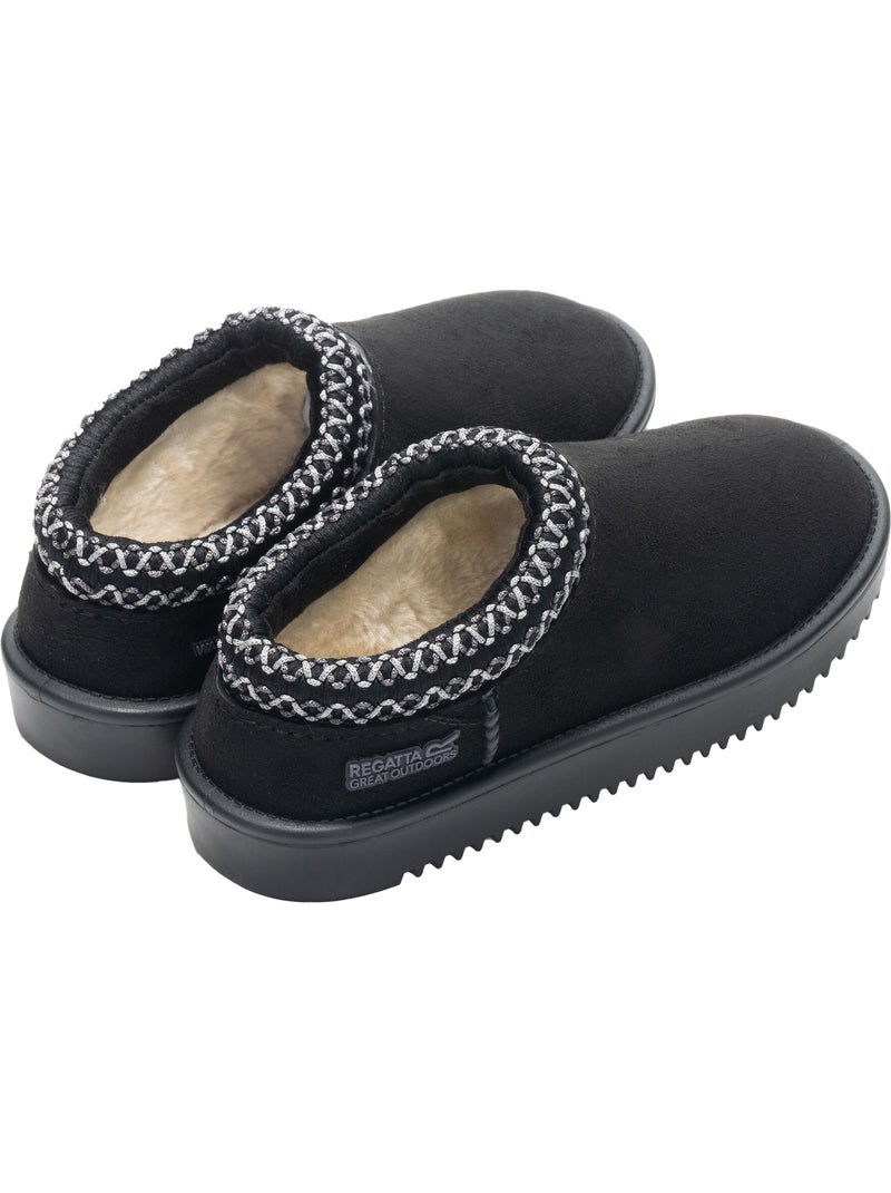 Regatta - Mules imperméables avec col à motifs RISLEY Noir - Kiabi