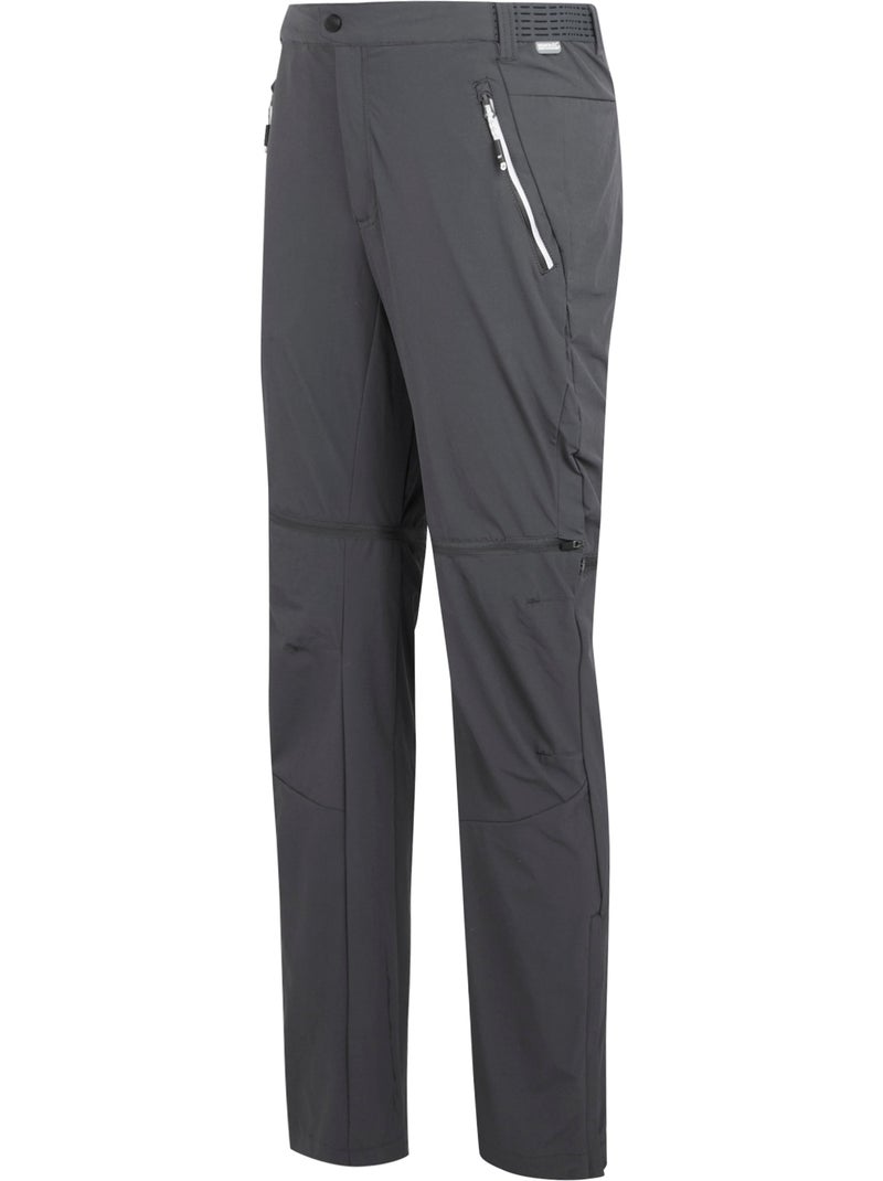 Regatta - Pantalon à taille semi-élastiquée 2-en-1 MOUNTAIN Gris Noir - Kiabi