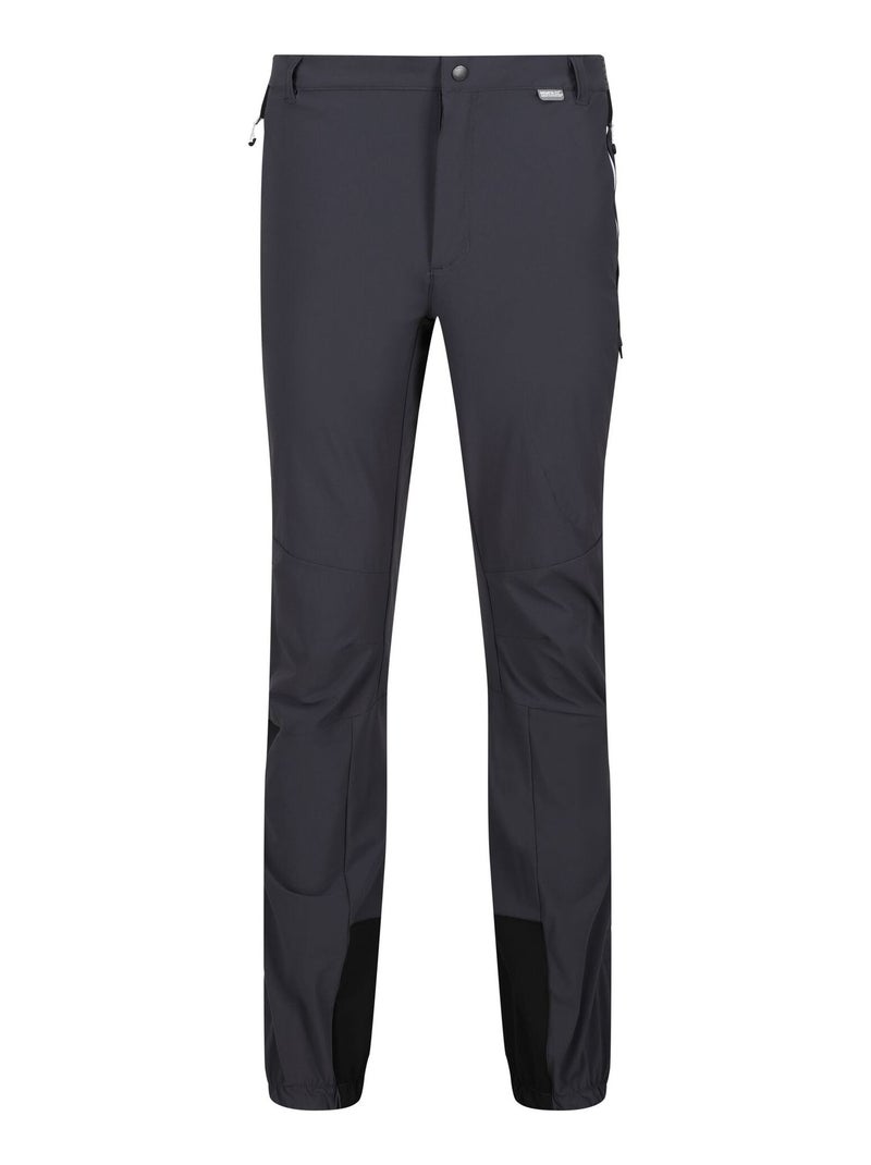 Regatta - Pantalon de randonnée MOUNTAIN Gris Noir Noir - Kiabi