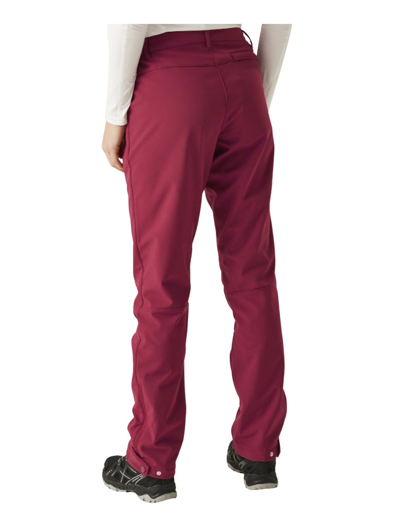 Regatta - Pantalon softshell GEO Rouge foncé - Kiabi