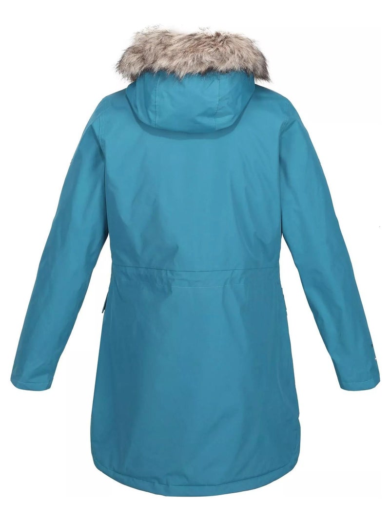 Regatta - Parka motif/style Bord duveteux SABINKA Bleu - Kiabi