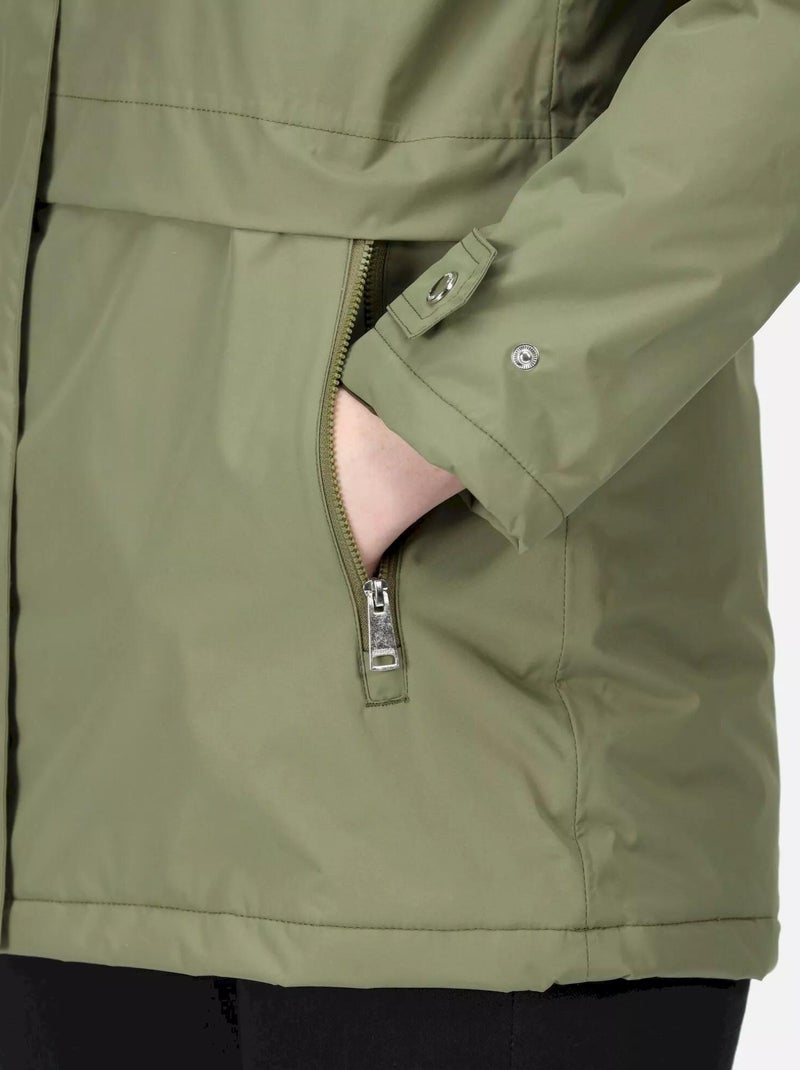Parka Regatta Femme - Vert, Taille S, Avec Bordure Fourrure - Occasion Parfait état