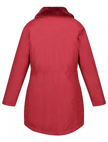 Parka femme online rouge