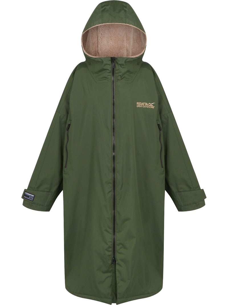 Regatta - Peignoir à langer imperméable avec doublure polaire Vert kaki - Kiabi