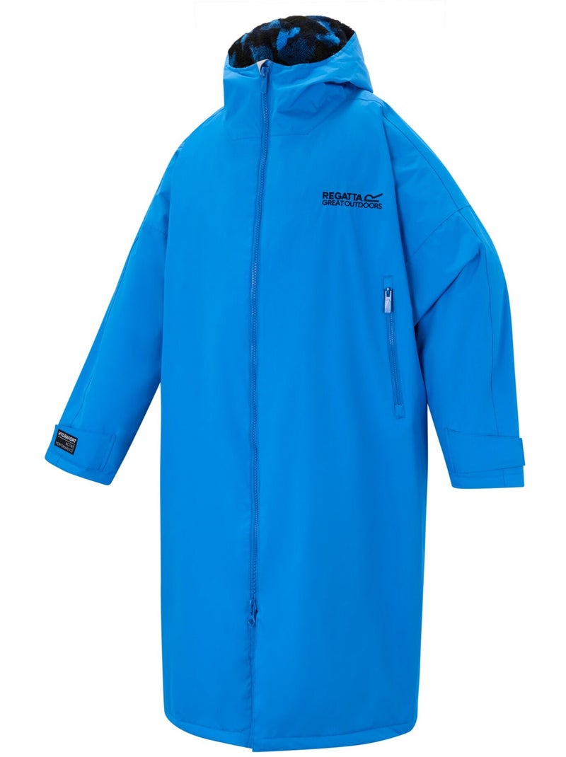 Regatta - Peignoir à langer imperméable motif/style uni Bleu électrique - Kiabi