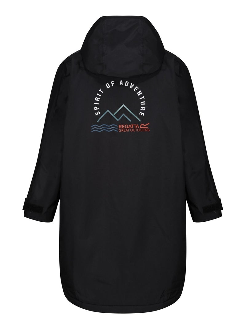 Regatta - Peignoir à langer imperméable Noir Bleu - Kiabi