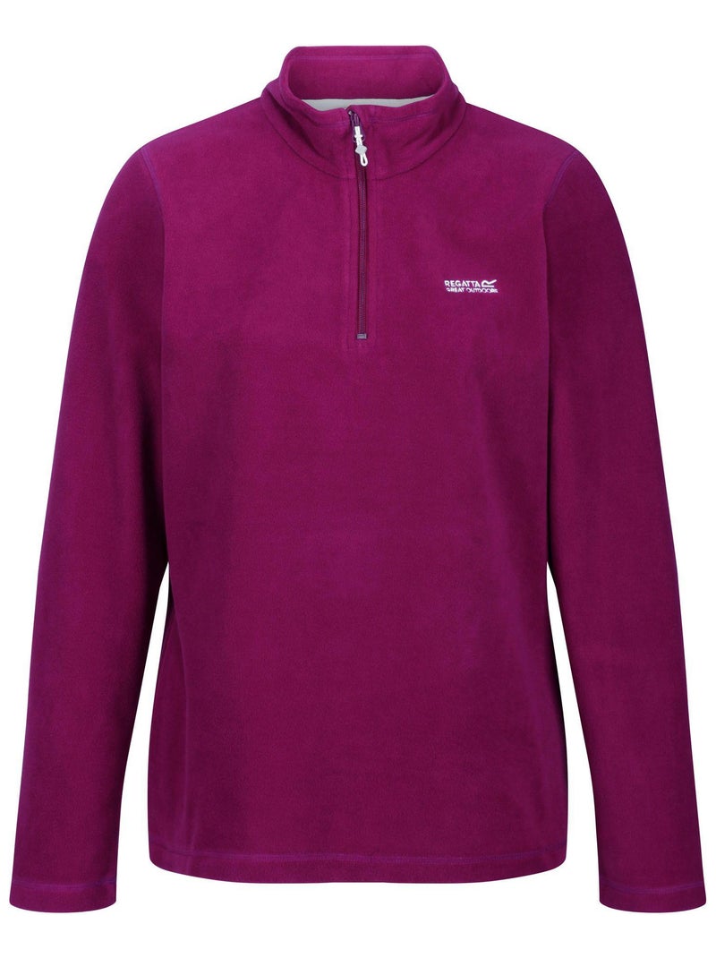 Sweat Polaire Femme Regatta Rouge, 1/4 Zip, Taille 14, Idéal Randonnée