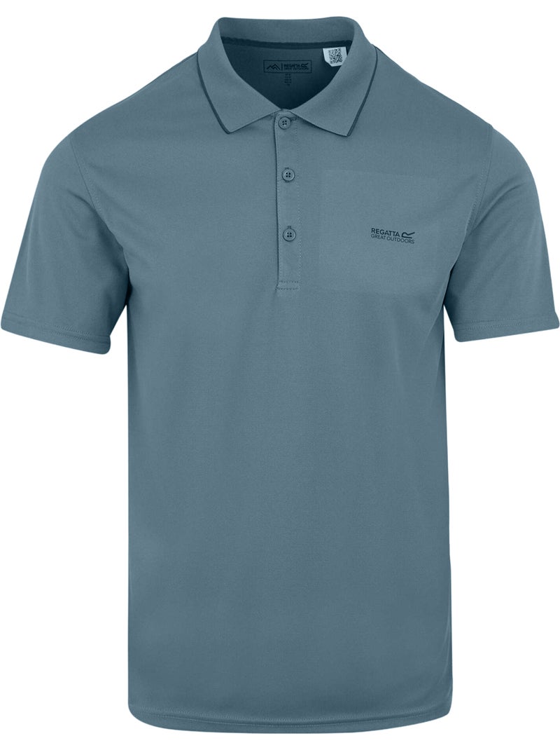 Regatta - Polo de sport MAVERICK Gris Bleu - Kiabi