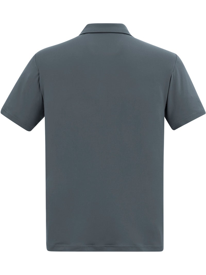 Regatta - Polo extensible motif/style logo brodé MAVERIK Gris foncé - Kiabi