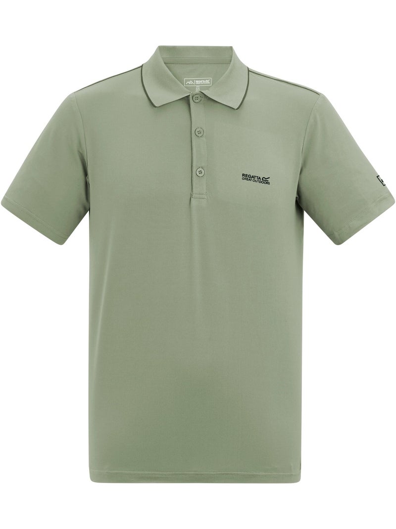 Regatta - Polo extensible motif/style logo brodé MAVERIK Vert pastel - Kiabi