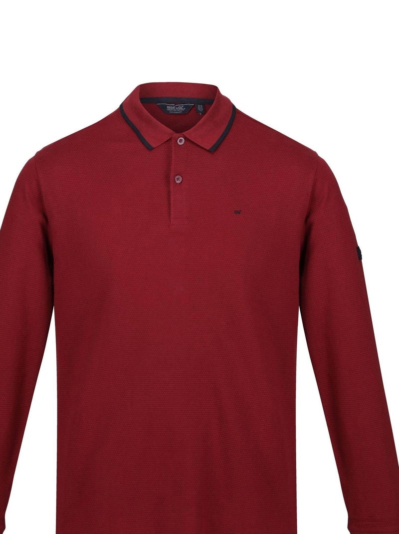 Regatta - Polo LEAONZO Rouge pourpre - Kiabi