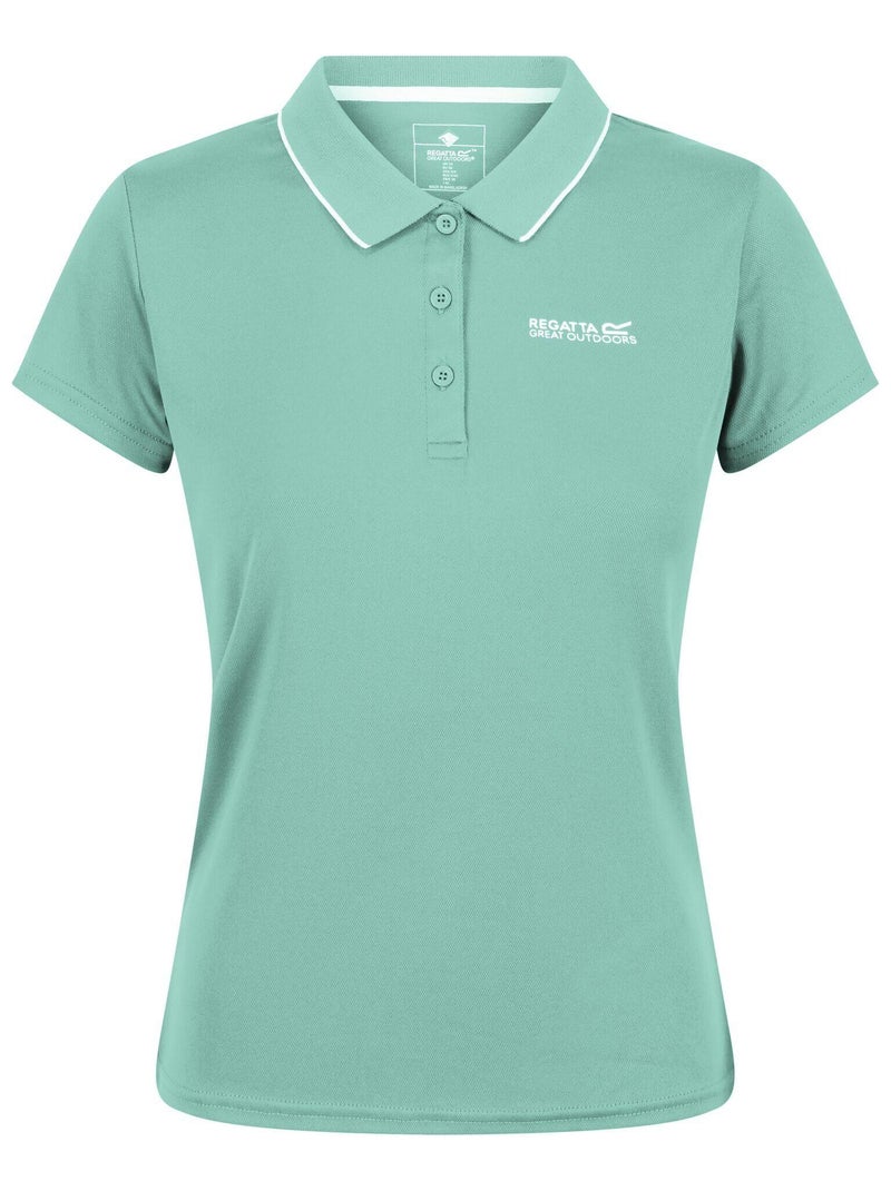 Regatta - Polo manches courtes MAVERICK Bleu Vert - Kiabi