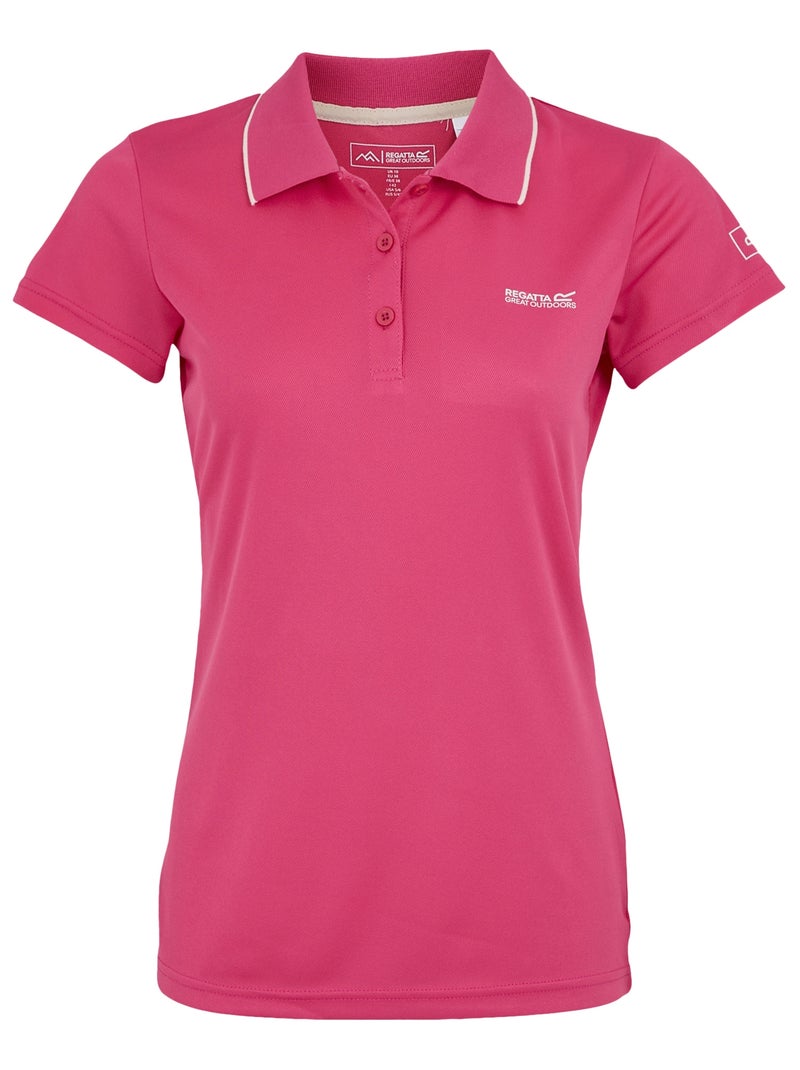 Regatta - Polo manches courtes MAVERICK Rose fushia - Kiabi