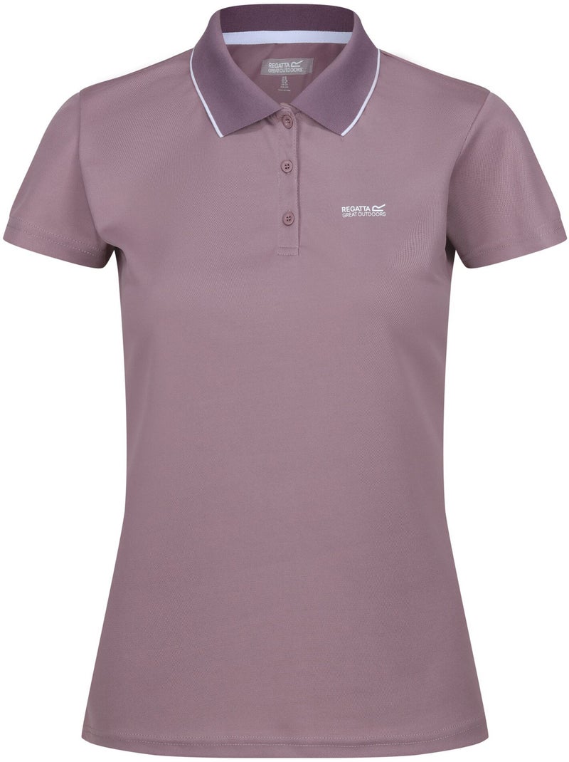 Regatta - Polo manches courtes MAVERICK Violet figue - Kiabi