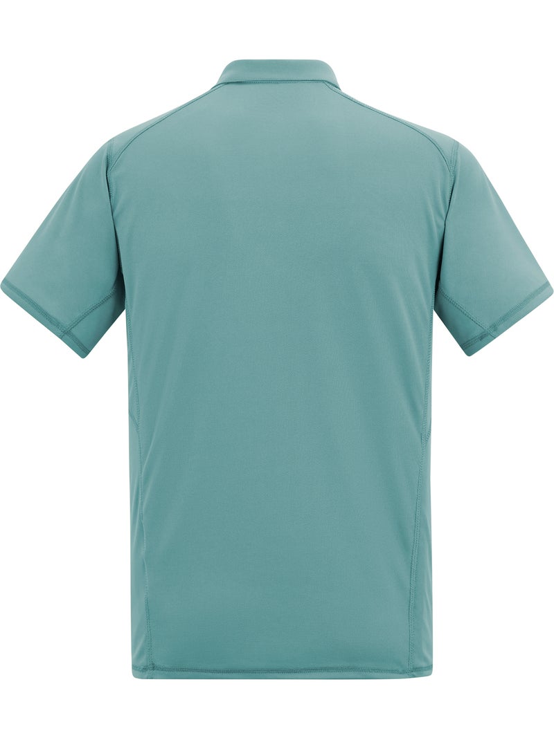 Regatta - Polo manches courtes motif/style logo VIRDA Bleu turquoise - Kiabi