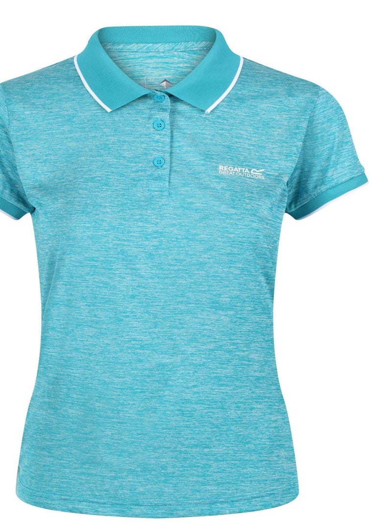 Regatta - Polo manches courtes REMEX Bleu turquoise - Kiabi