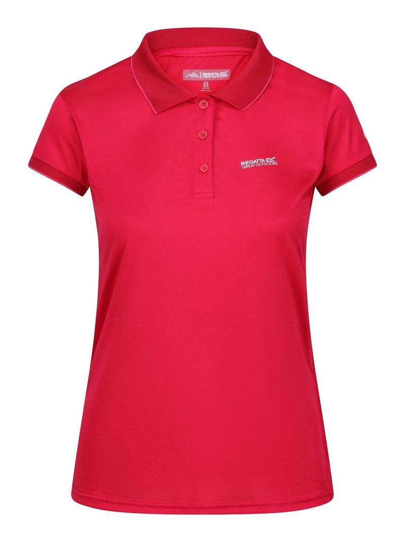 Regatta - Polo manches courtes REMEX Rose fushia - Kiabi